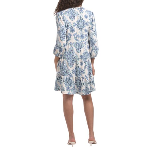 RACHEL ZOE Flounce Hem Mini Dress - Picture 2 of 4